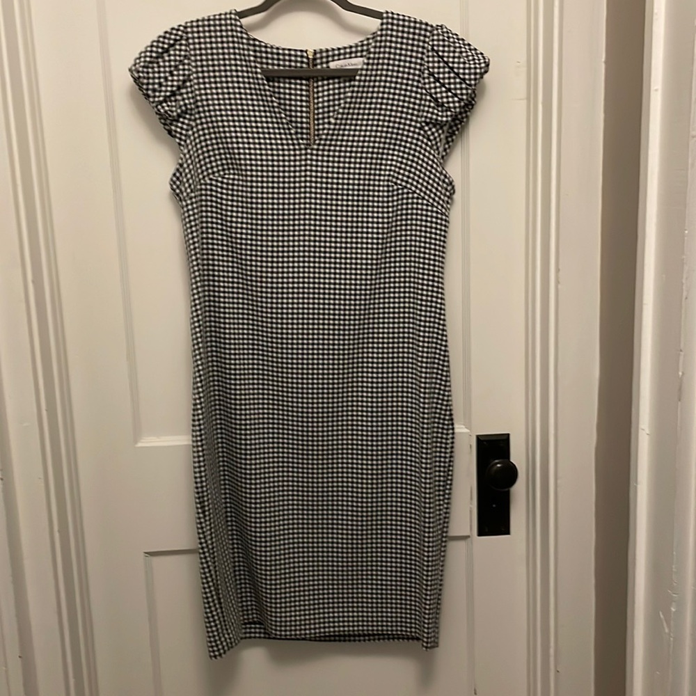 Calvin Klein black/white checker